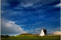 Golfcourse wedding photography Milton