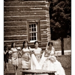 bride and her brides maids